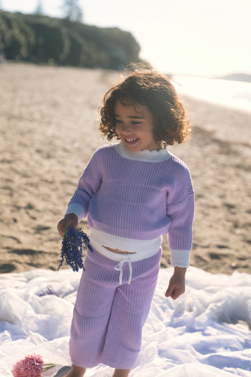 Cloud Lilac Knit Set
