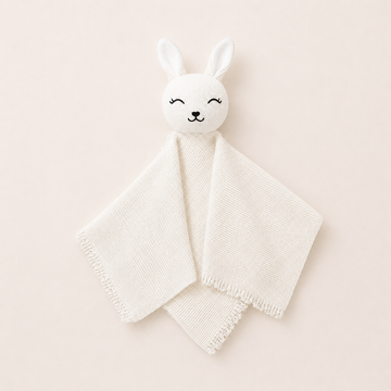 Cream Bunny Baby Comforter