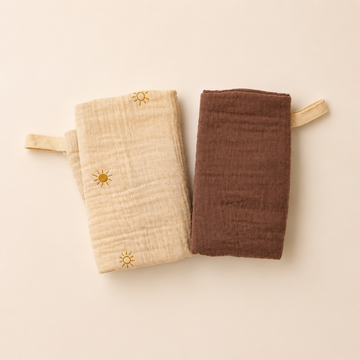Soft Muslin Baby Cloths – Everyday Multi-Use Set (2 Pack)