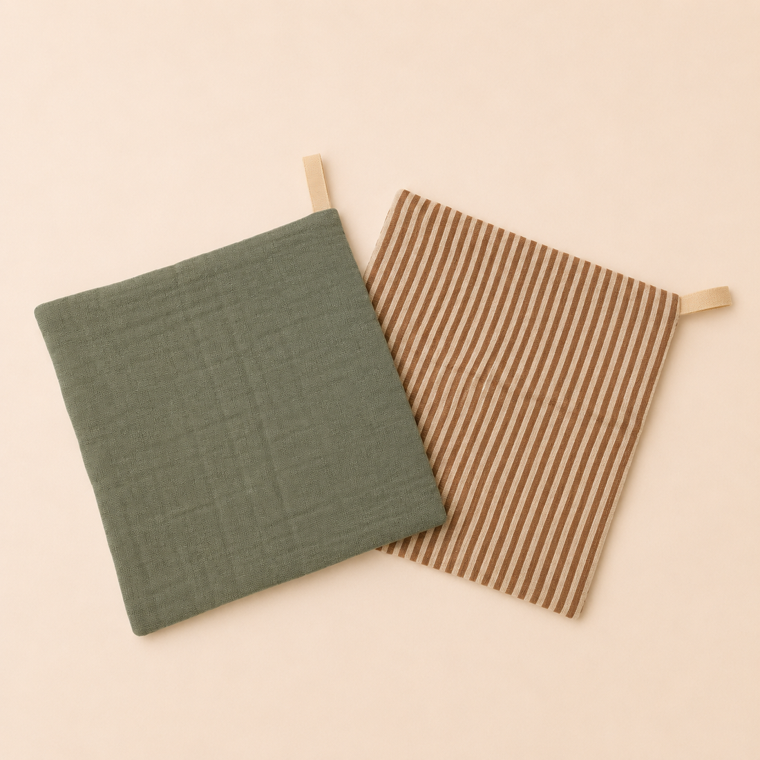 Soft Muslin Baby Cloths – Everyday Multi-Use Set (2 Pack)