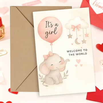 It’s a Girl Greeting Card