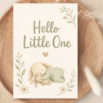 Hello Little One Greeting Card