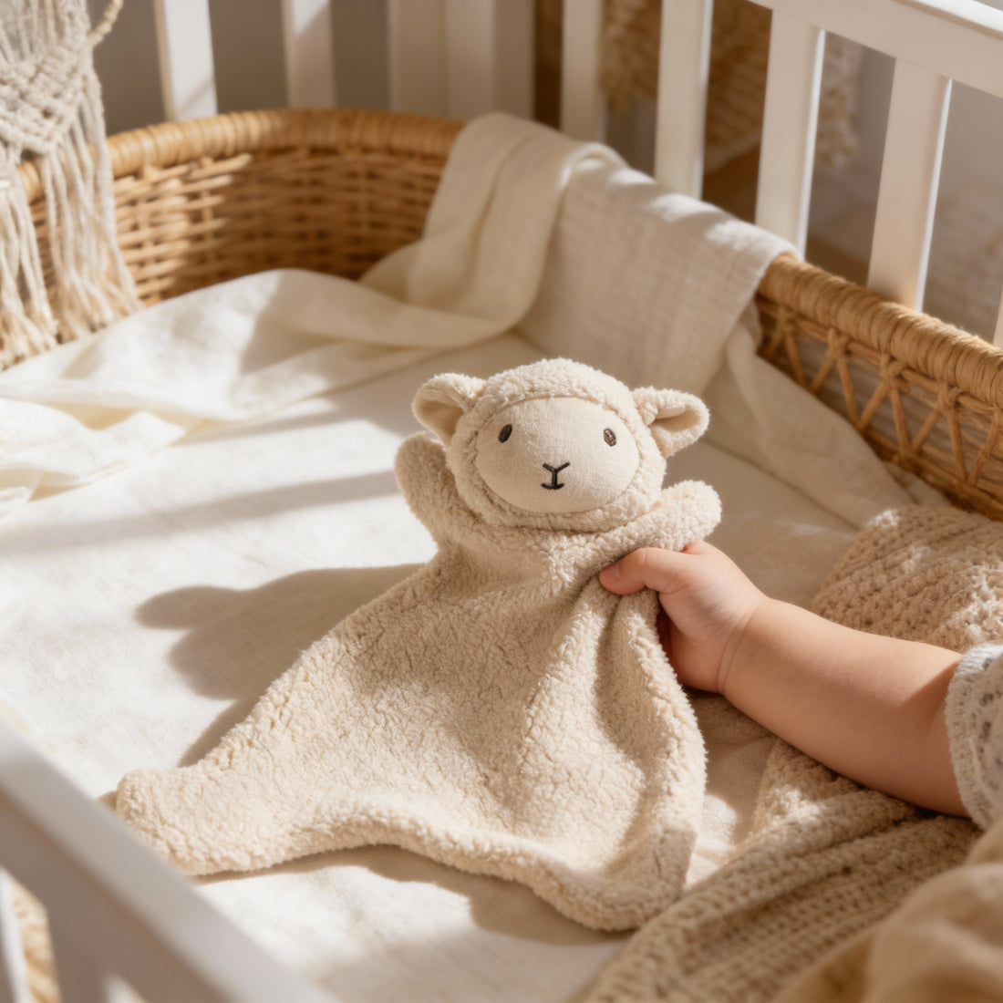 Alfredo the Lamb Baby Comforter — Soft & Cozy Security Blanket